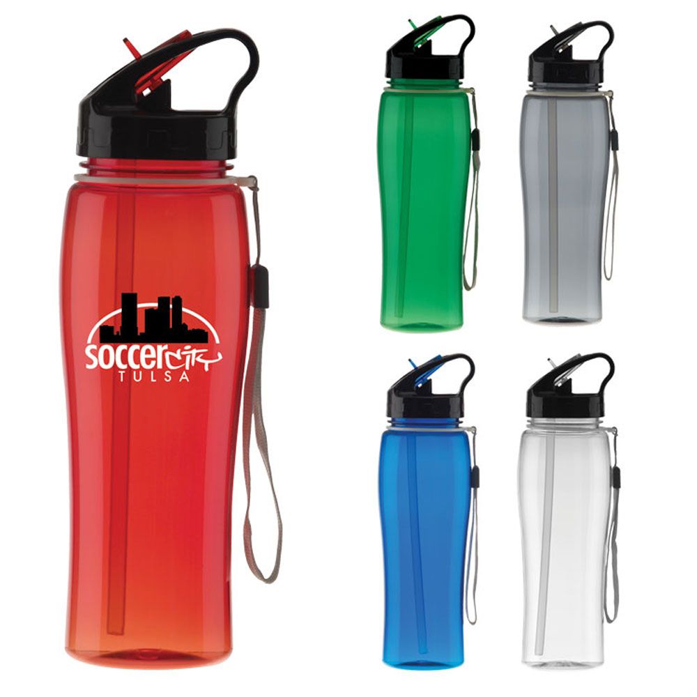Tritan Hydro Collection 25 oz Water Bottle - 10.25" H x 2.99" Diameter